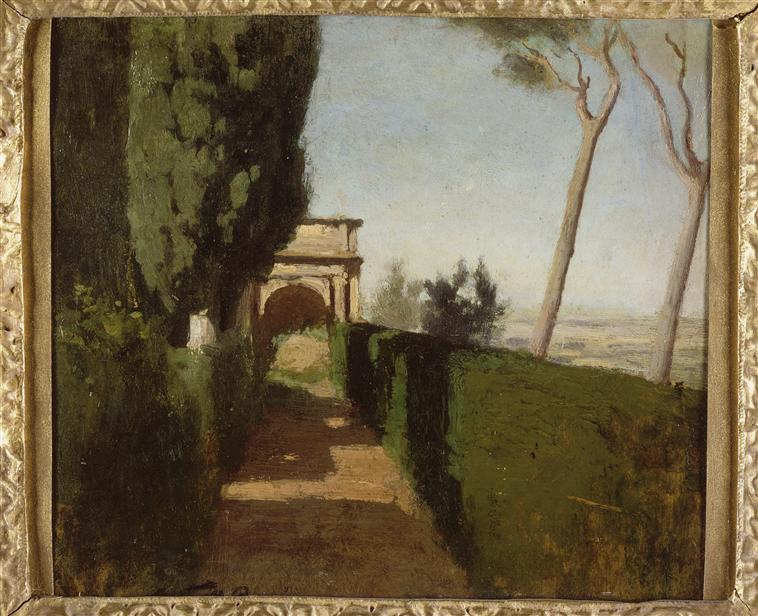 Jardin d'une villa romaine_0