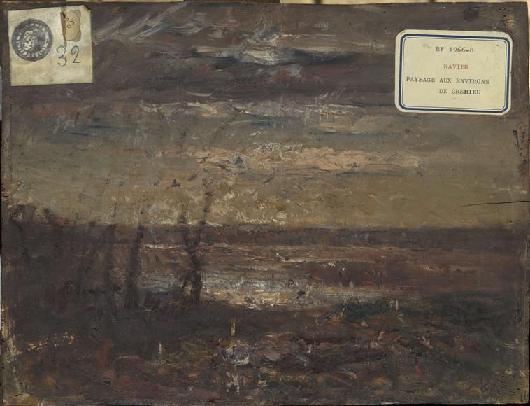 Paysage aux environs de Crémieu ; au revers : esquisse du même paysage_1