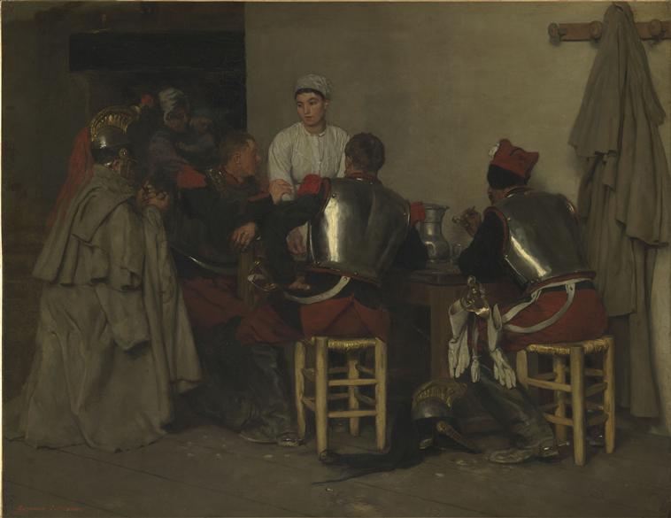 Cuirassiers au cabaret_0