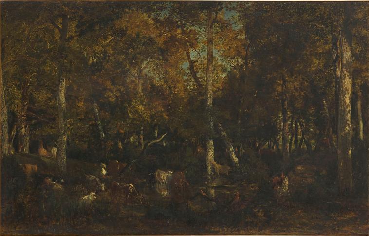 Intérieur de forêt, dit Le Vieux Dormoir du Bas-Bréau_0
