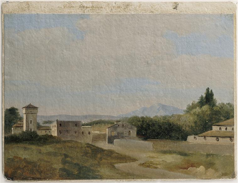 A LA VILLA BORGHESE : GROUPE DE MAISONS_0