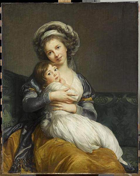 MADAME VIGEE LE BRUN ET SA FILLE_0