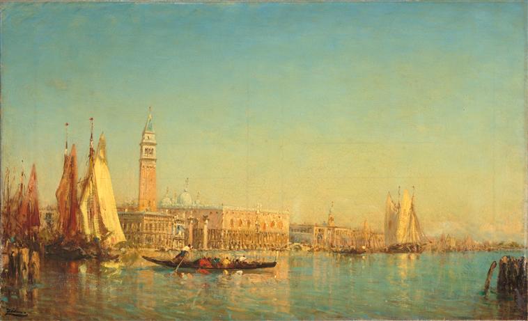 Venise. Vue du Palais des Doges et du quai des Esclavons_0