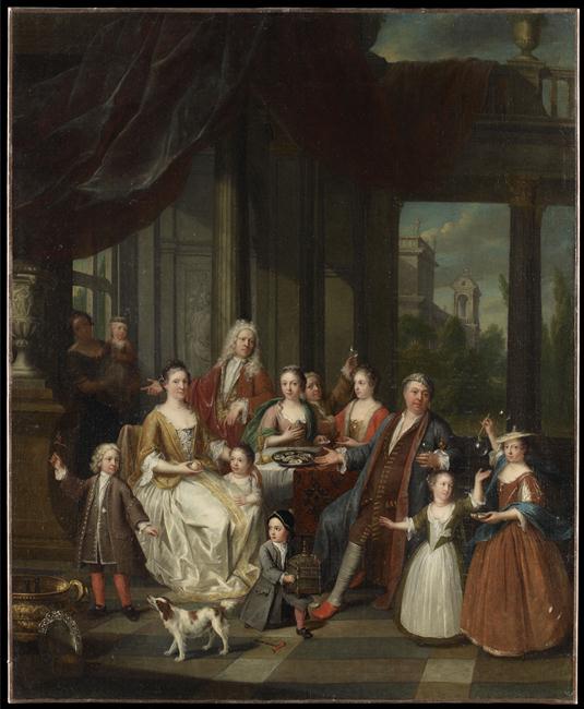 PORTRAIT D'UNE FAMILLE ; DIT AUTREFOIS LA FAMILLE DU PEINTRE_0