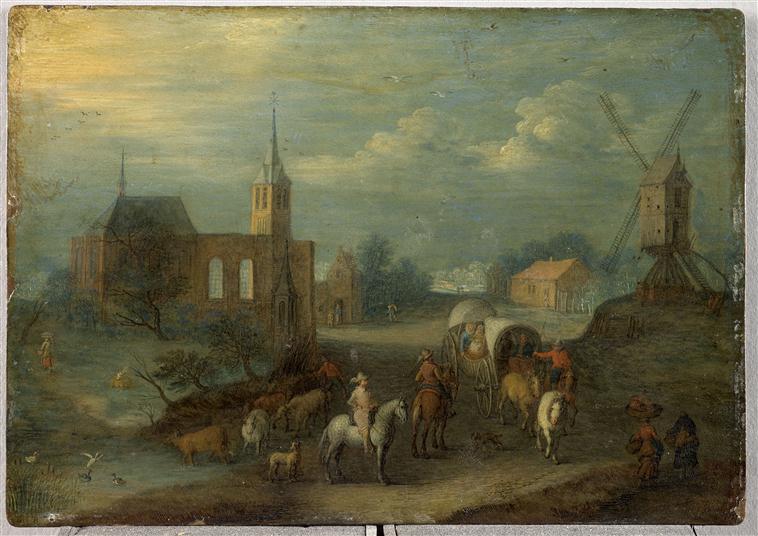 La rencontre près du moulin_0
