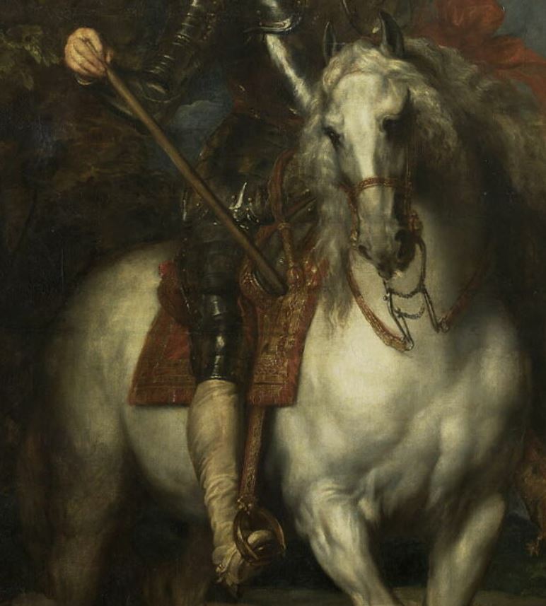 PORTRAIT EQUESTRE DE DON FRANCISCO DE MONCADA (1586-1635) , MARQUIS D'AYTONA ET COMTE D'OSSUNA_2