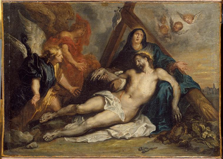 LE CHRIST PLEURE PAR LA VIERGE_0