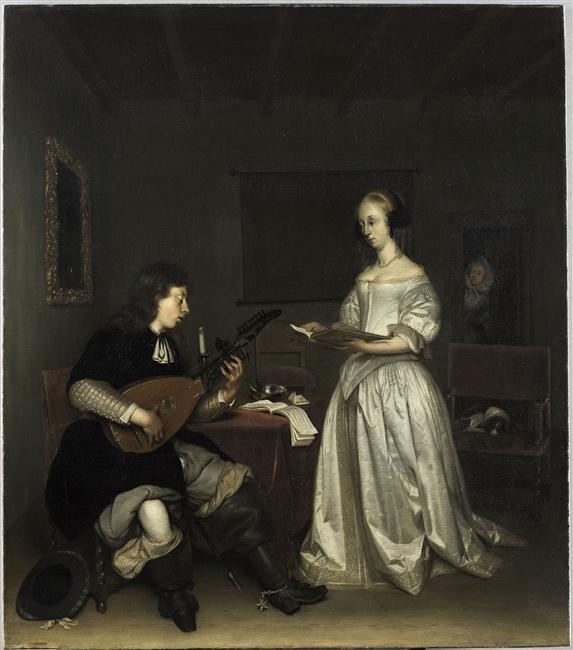 LE DUO : CHANTEUSE ET JOUEUR DE LUTH THEORBE_0