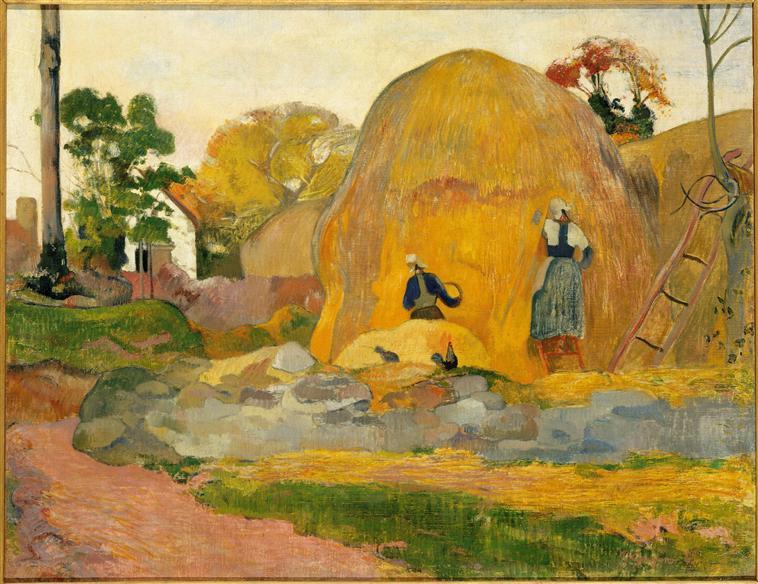 Les meules jaunes, ou La moisson blonde_0