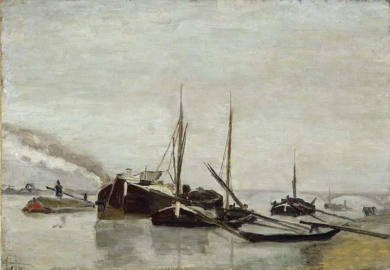 PENICHES SUR LA SEINE A BERCY_0
