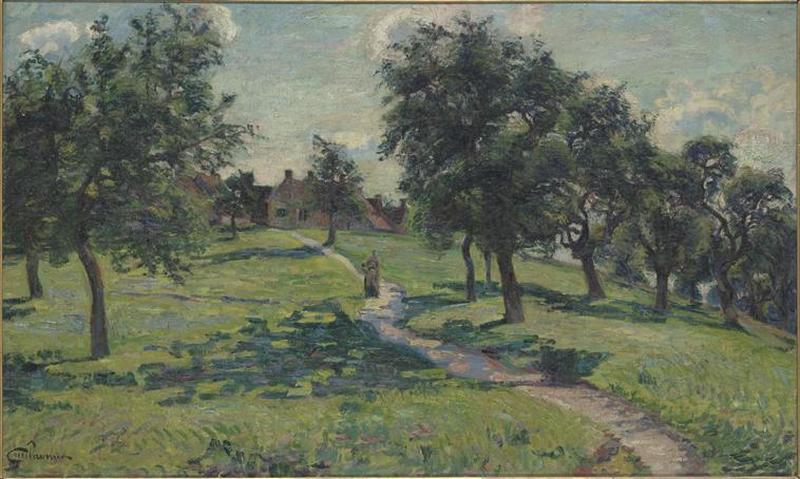 PAYSAGE EN NORMANDIE : LES POMMIERS_0