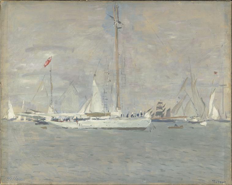 LE YACHT NEREUS EN RADE DE COWES_0