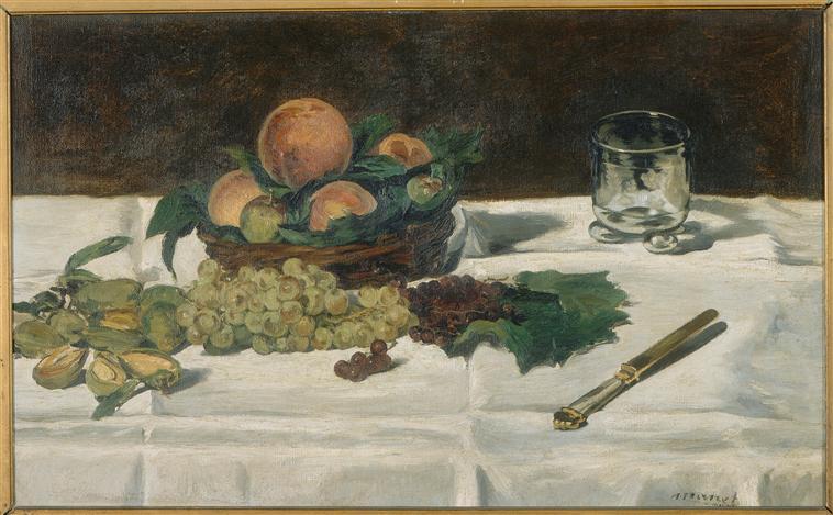 Nature morte : fruits sur une table_0