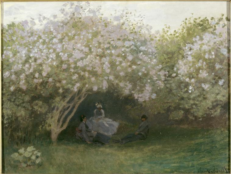 Lilas, temps gris, ou Le repos sous les lilas_0