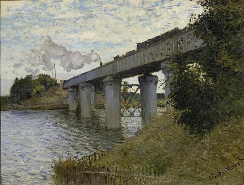 LE PONT DU CHEMIN DE FER A ARGENTEUIL_0