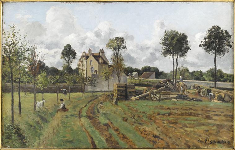 Paysage, Louveciennes, dit autrefois Paysage, Pontoise_0