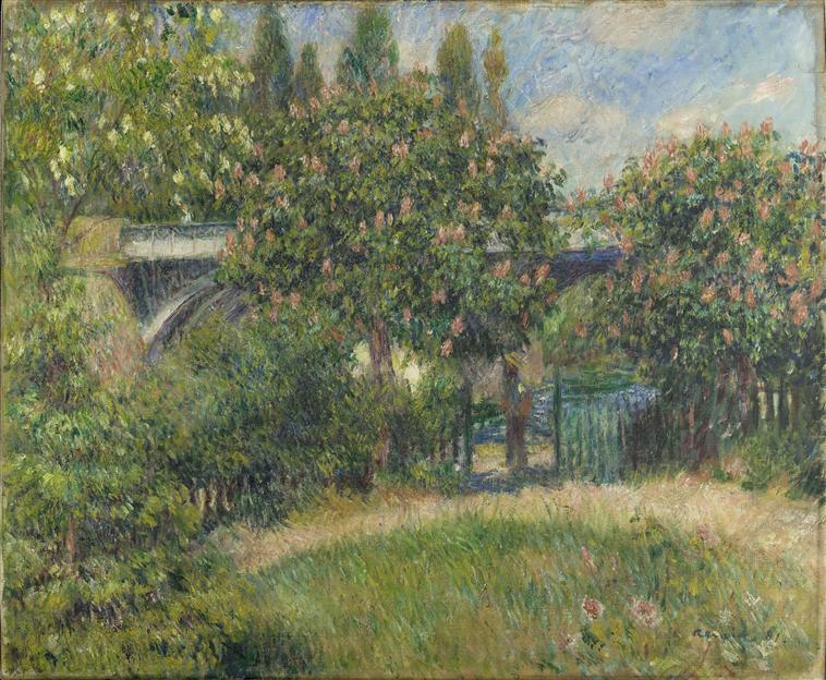 Pont du chemin de fer à Chatou_0