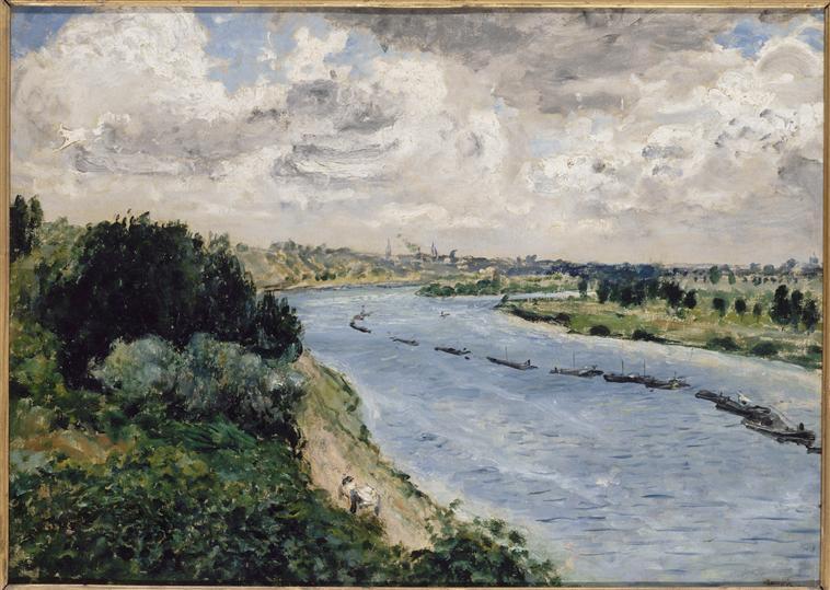 Chalands sur la Seine_0