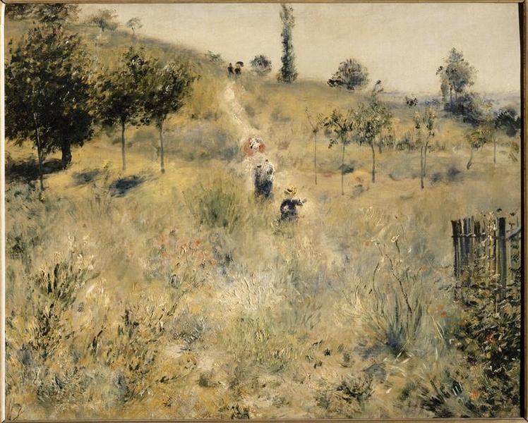 Chemin montant dans les hautes herbes_0