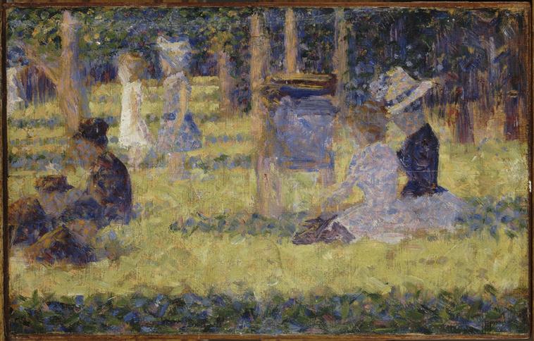 ETUDE POUR UN DIMANCHE APRES MIDI A L'ILE DE LA GRANDE JATTE_0