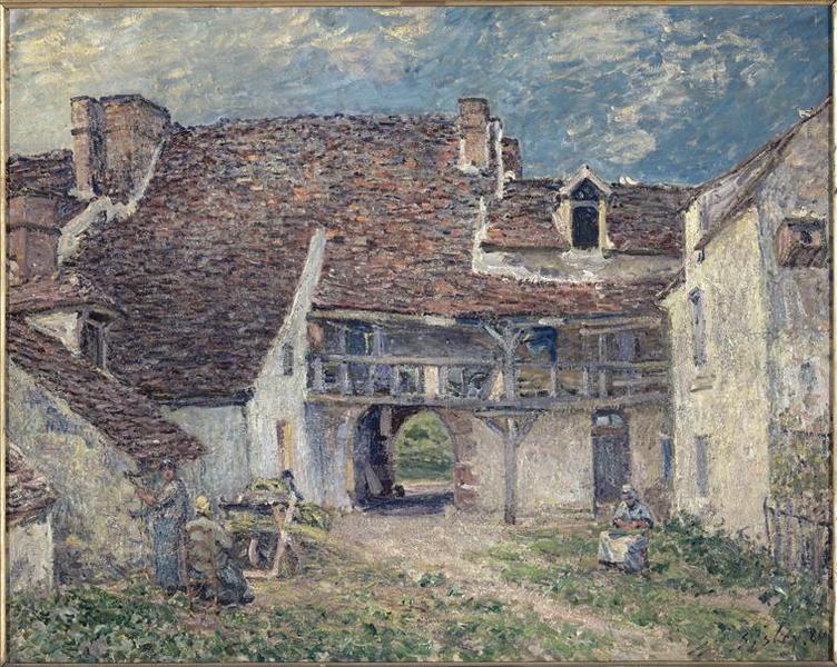 Cour de ferme à Saint-Mammes_0