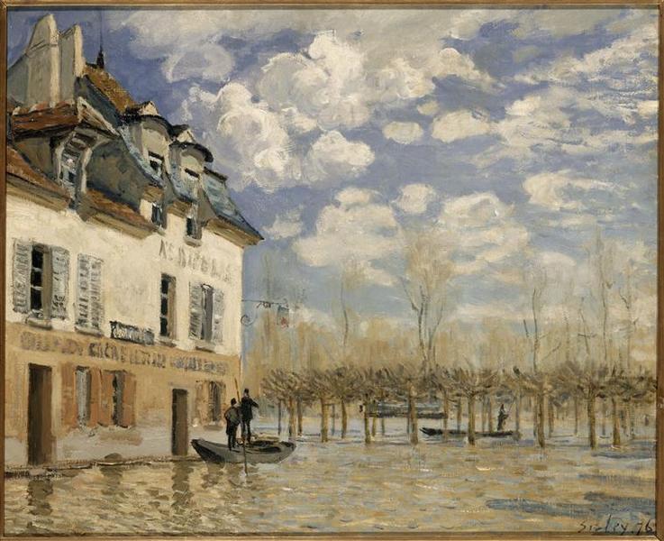 La barque pendant l'inondation_0