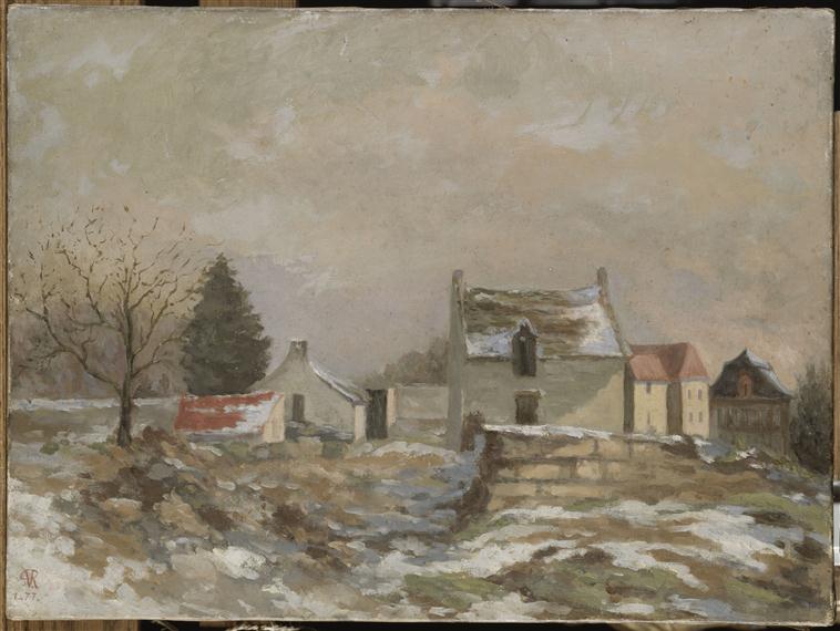 Vue de Louveciennes. Neige_0