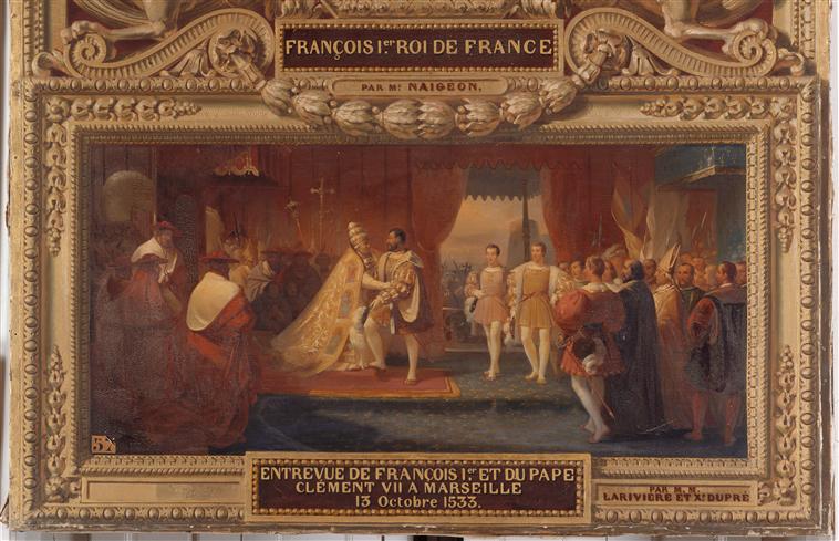 ENTREVUE DE FRANCOIS 1ER ET DU PAPE CLEMENT VIII A MARSEILLE.13 OCTOBRE 1533_0