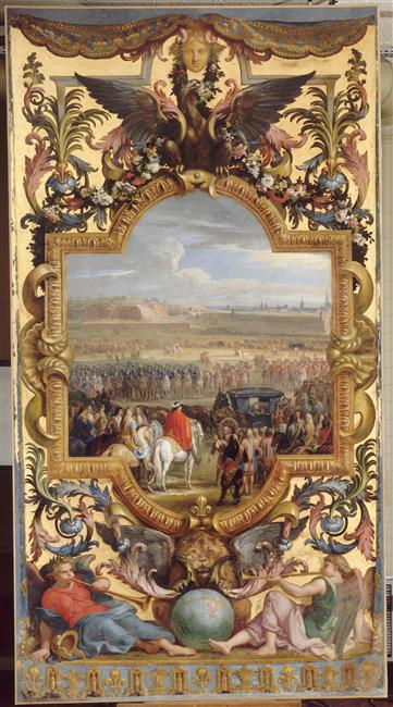 Louis XIV recevant la reddition de la citadelle de Cambrai, 18 avril 1677_0