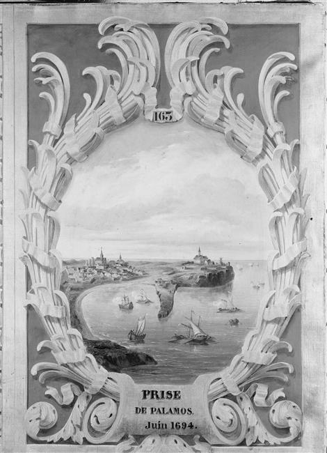 PRISE DE PALAMOS.JUIN 1694, Charles Caïus Renoux, 1836