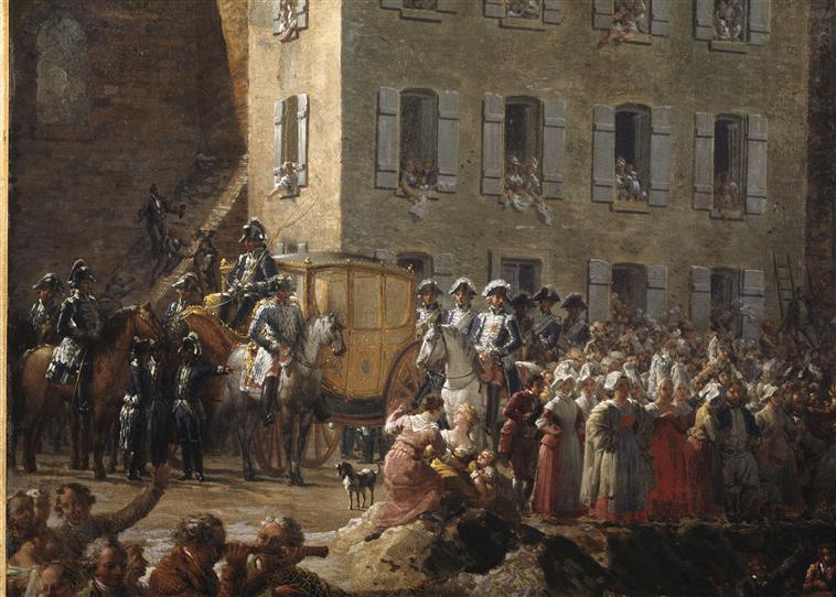 LOUIS XVI VISITE LE PORT DE CHERBOURG. 23 JUIN 1786_1