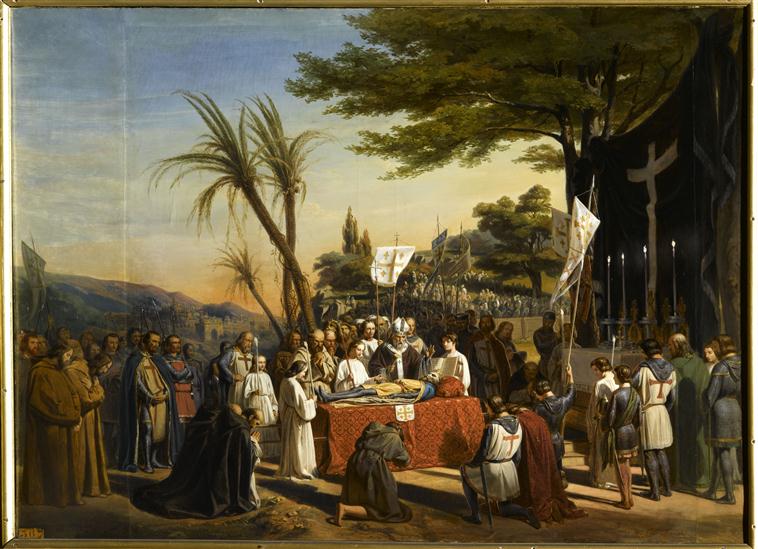 FUNERAILLES DE GODEFROY DE BOUILLON SUR LE CALVAIRE. 23 JUILLET 1100_0