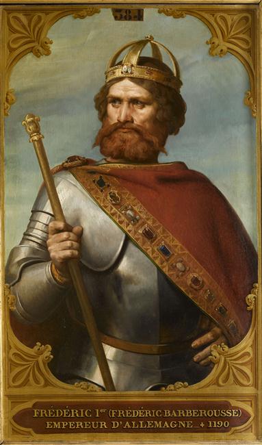 FREDERIC 1ER, DIT BARBEROUSSE, EMPEREUR D'ALLEMAGNE (1121-1190)_0
