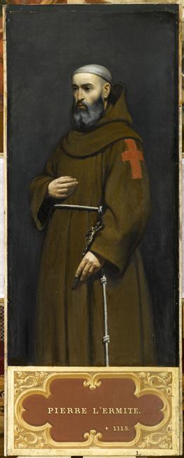 PIERRE L'ERMITE (?-1115), Léon de Lestang-Parade, 1841