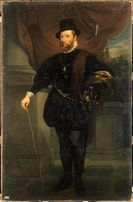GASPARD DE SAULX, SEIGNEUR DE TAVANNES, MARECHAL DE FRANCE (1505-1573), Octave Tassaert, 1835
