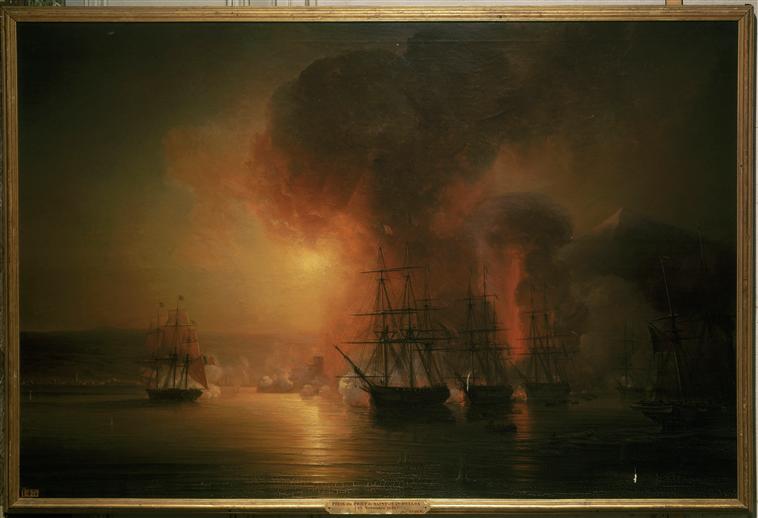 PRISE DU FORT DE SAINT-JEAN D'ULLOA. 23 NOVEMBRE 1838, Théodore Gudin, 1839