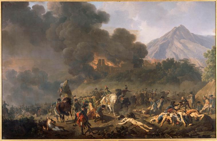 Le général Bonaparte reçoit des prisonniers sur le champ de bataille, 1797, Nicolas Antoine Taunay, 1er quart 19e siècle