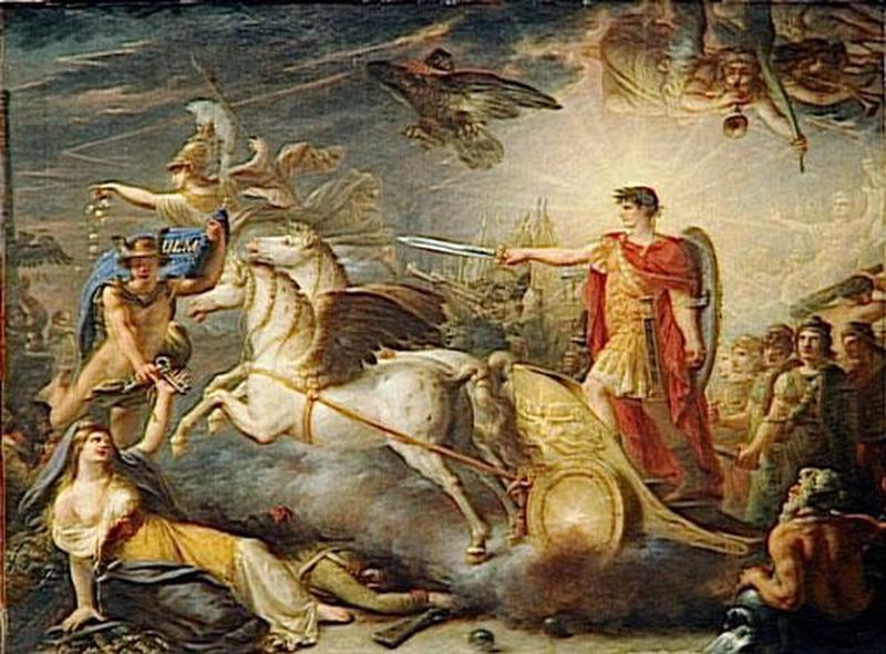 ALLEGORIE DE LA REDDITION D'ULM.20 OCTOBRE 1805_0