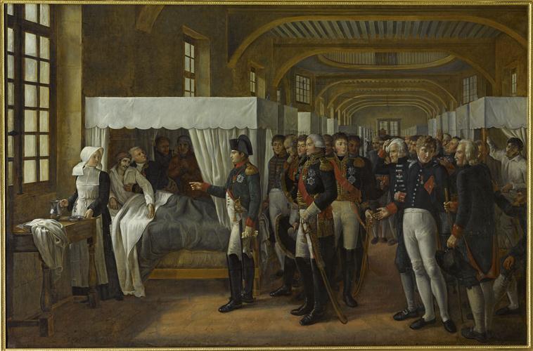 Napoléon visitant l'infirmerie des Invalides, 11 février 1808_0