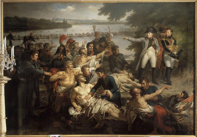 Retour de Napoléon dans l'île de Lobau après la bataille d'Essling, 23 mai 1809_0