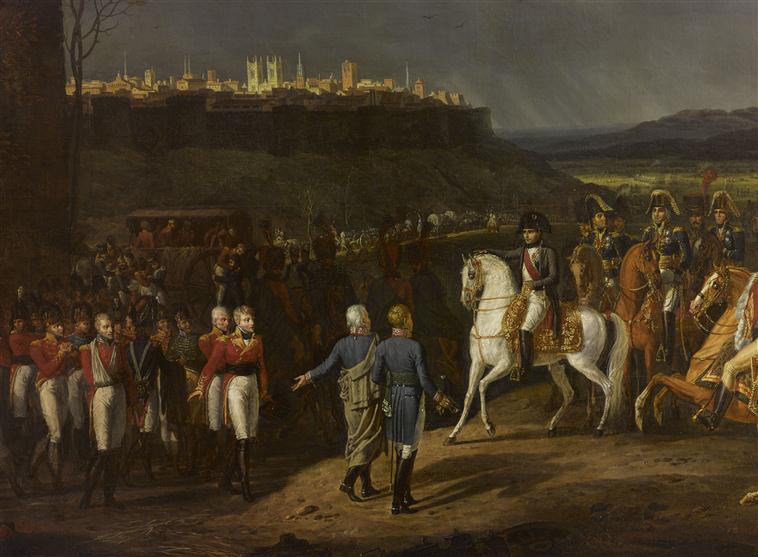 Napoléon à Astorga, se fait présenter les prisonniers anglais, janvier 1809_1