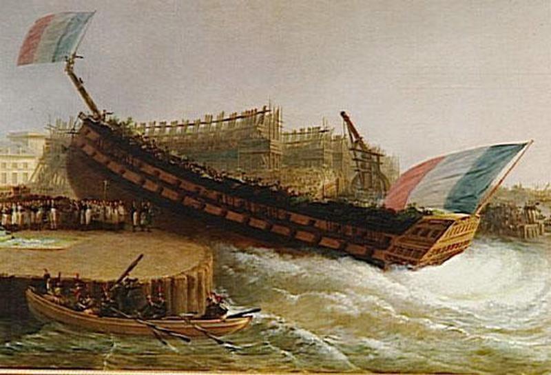 LE FRIEDLAND LANCE DANS LE PORT D'ANVERS.2 MAI 1810_2