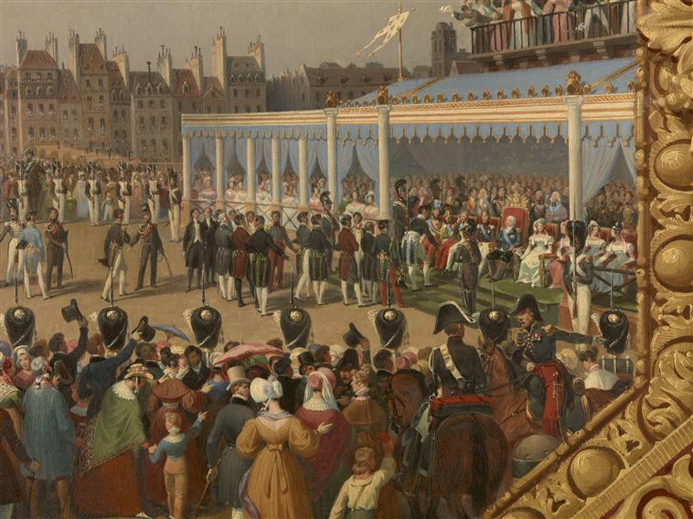 INAUGURATION DE LA STATUE D'HENRI IV SUR LE PONT-NEUF EN PRESENCE DE LOUIS XVIII. 25 AOUT 1818_2