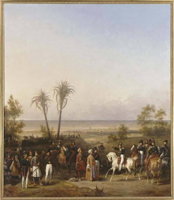 PRISE DE CORON. 9 OCTOBRE 1828, Hippolyte Lecomte, 1840