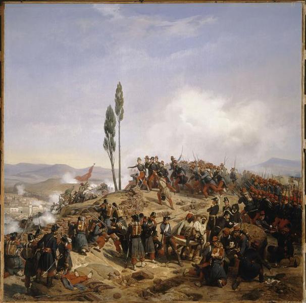Siège de Constantine ; l'ennemi repousse des hauteurs de Coudiat Ati, 10 octobre 1837_0