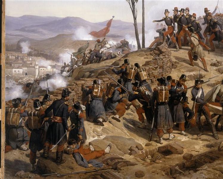 Siège de Constantine ; l'ennemi repousse des hauteurs de Coudiat Ati, 10 octobre 1837_1