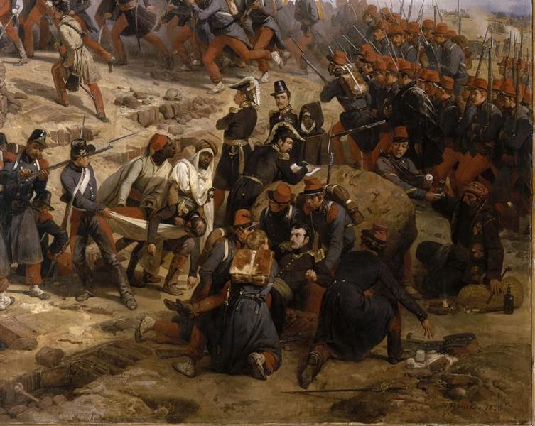 Siège de Constantine ; l'ennemi repousse des hauteurs de Coudiat Ati, 10 octobre 1837_3