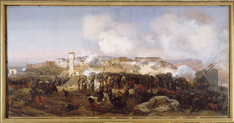 Siège de Constantine ; les colonnes d'assaut se mettent en mouvement, 13 octobre 1837_0