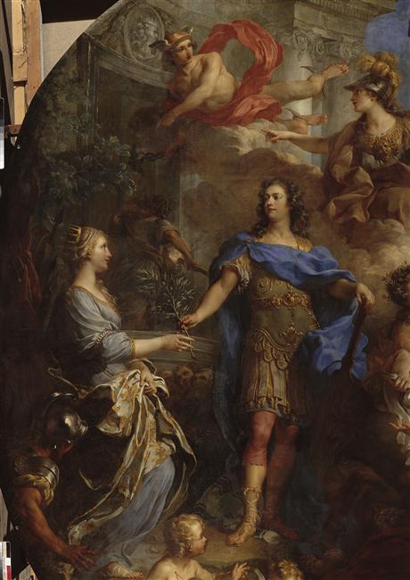 LOUIS XV DONNANT LA PAIX A L'EUROPE_2
