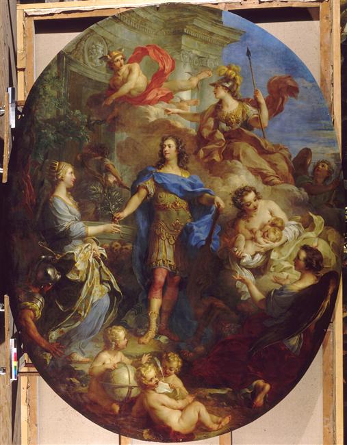 LOUIS XV DONNANT LA PAIX A L'EUROPE_1